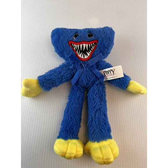 Poppy Playtime Series 1 Huggy Wuggy Toothy Smile 9" Blue Plush - Picture 1 of 5